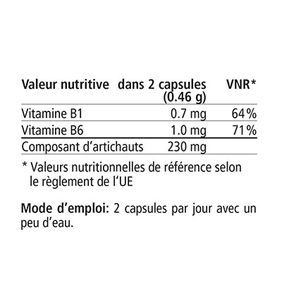 KO Artischocken + Kapseln,  60 Kapseln (16.5 g)