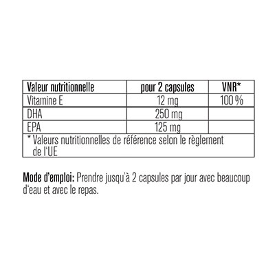 OC Omega 3 lecitina & vitamina E 39 g / 60 capsule