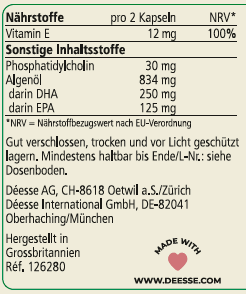 Omega3 39 g / 60 capsule